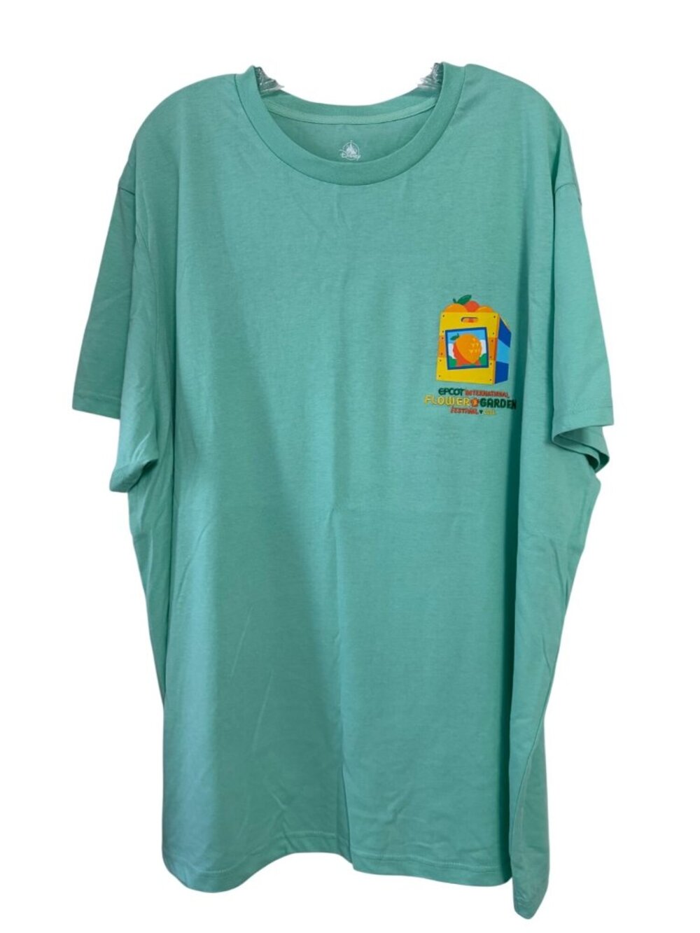 Disney EPCOT Flower & Garden Festival 2026 Orange Bird T-Shirt XXL Mint Green